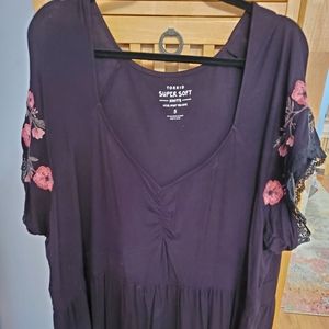 Torrid size 5 super soft babydoll top